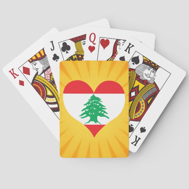 Best Selling Cute Lebanon Poker Cards (Back)