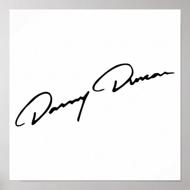 BEST SELLING  Danny Duncan Signature Poster (Front)