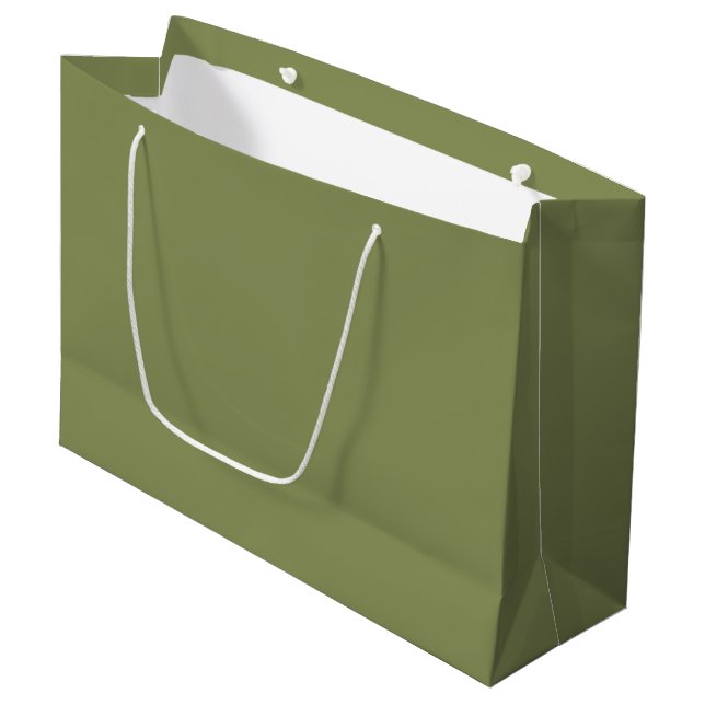 Best selling Natural Olive  Large Gift Bag (Front Angled)