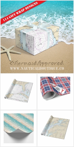 Best Selling • Nautical Wrapping Paper • Gift Wrap