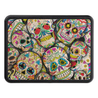 Best Selling Sugar Skull Pattern Hitch Cover