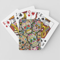 Best Selling Sugar Skull Pattern Poker Cards