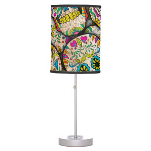 Best Selling Sugar Skull Pattern Table Lamp