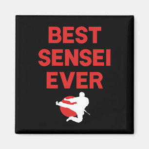 Best Sensei Ever Karate Judo Tae Kwon Do Apparel  Magnet