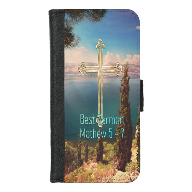 Best Sermon iPhone Wallet Case (Front)