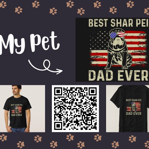 Best Shar Pei Dad Ever T_Shirt