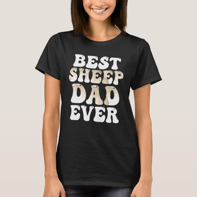 Best Sheep Dad Ever Father Sheep T-Shirt (Front)