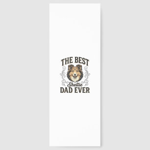 Best Sheltie Dad Ever Vintage Dog Lover Design_1 Bookmarks