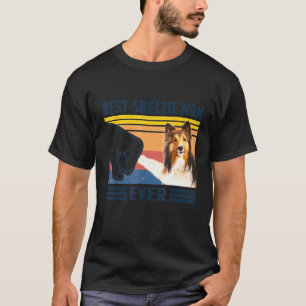 Best Shetland Sheepdog Sheltie Mom Ever Dog Mom T-Shirt