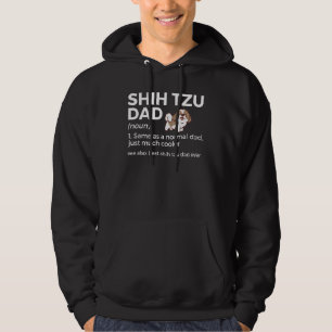 Best Shih Tzu Dad Ever Definition Funny Shih Tzu O Hoodie