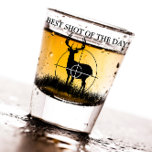 Best Shot of the Day Funny Hunting Shot Glass