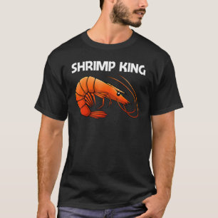 Best Shrimp For Men Boys Prawn Animal Seafood T-Shirt