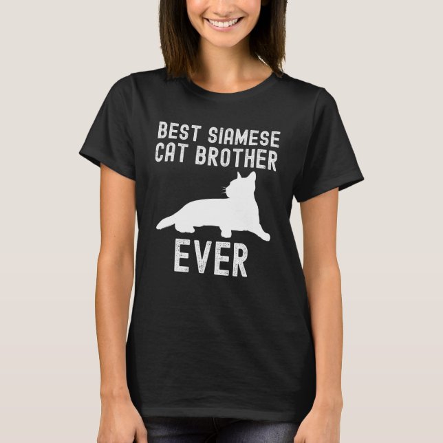 Best Siamese cat brother Ever Father Day T-Shirt (Front)