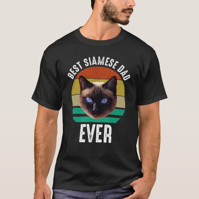 Best Siamese Dad Ever T-Shirt (Front)