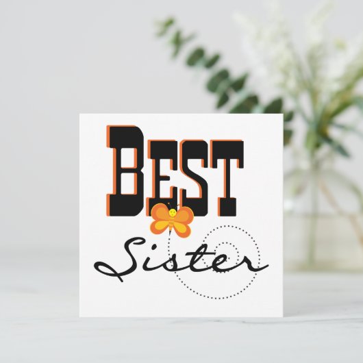 Best Sister Butterfly Gifts (Standing Front)