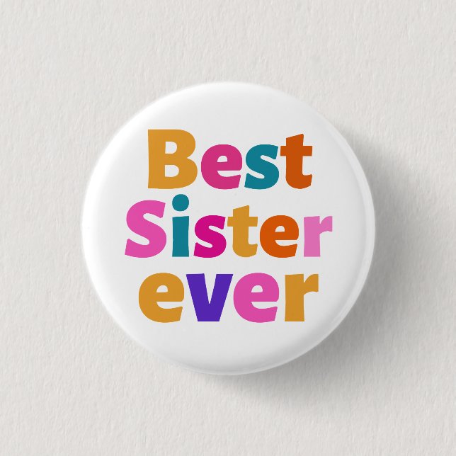 Best sister ever button (Front)