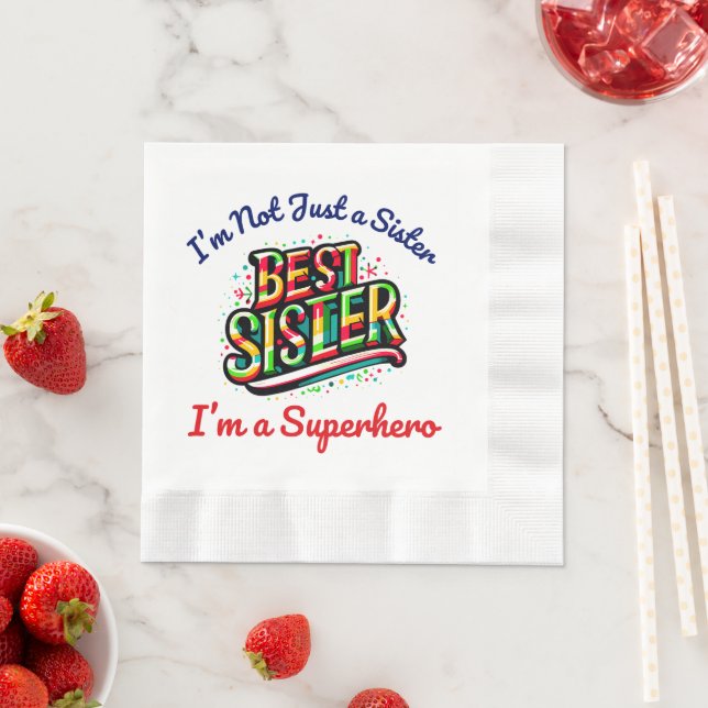 Best sister ever napkins (Insitu)