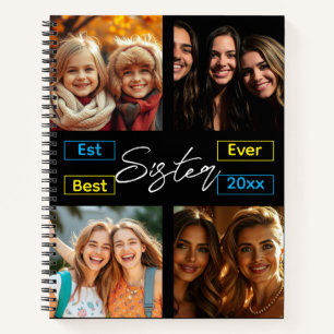Best Sister Ever Personalized Journal with Custom