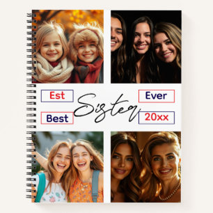 Best Sister Ever Personalized Journal with Custom