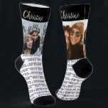 Best SISTER ever Photo template Socks<br><div class="desc">Searching for a simple yet special and funny gift for your sister? Here we bring you "Best SISTER Ever" socks for the amazing sister in your life,  To make it more special add her name and up to two photo by clicking on "personalize this template"</div>