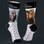 Best SISTER ever Photo template Socks<br><div class="desc">Searching for a simple yet special and funny gift for your sister? Here we bring you "Best SISTER Ever" socks for the amazing sister in your life,  To make it more special add her name and up to two photo by clicking on "personalize this template"</div>