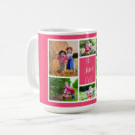Best Sister Ever Pink Photo Collage Coffee Mug<br><div class="desc">Create your own photo collage coffee mug for the Best Sister Ever. The words "Best Sister Ever" are framed with 7 of your favorite photos. (You can also edit "sister" to aunt, mom, nana, friend etc if you wish). The template is set up ready for you to add your photographs...</div>