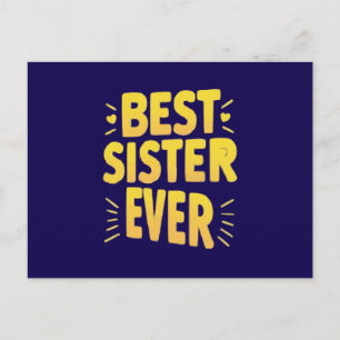 Best Sister Ever Postcard