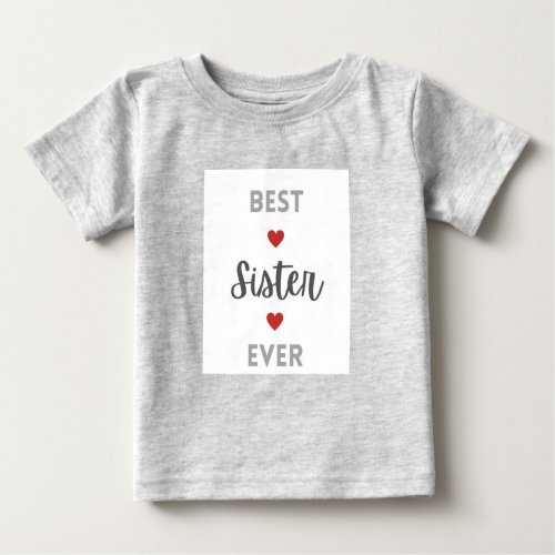 Best sister ever t shirt design