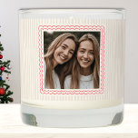 Best Sister Happy Birthday Scented Candle<br><div class="desc">Elegant Modern Sister Personalized Photo & Quote Candle</div>