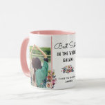 Best Sister in Galaxy Chic Sis Birthday Gift Photo Mug Best Sister in Galaxy Chic Sis Birthday Gift Photo Mug