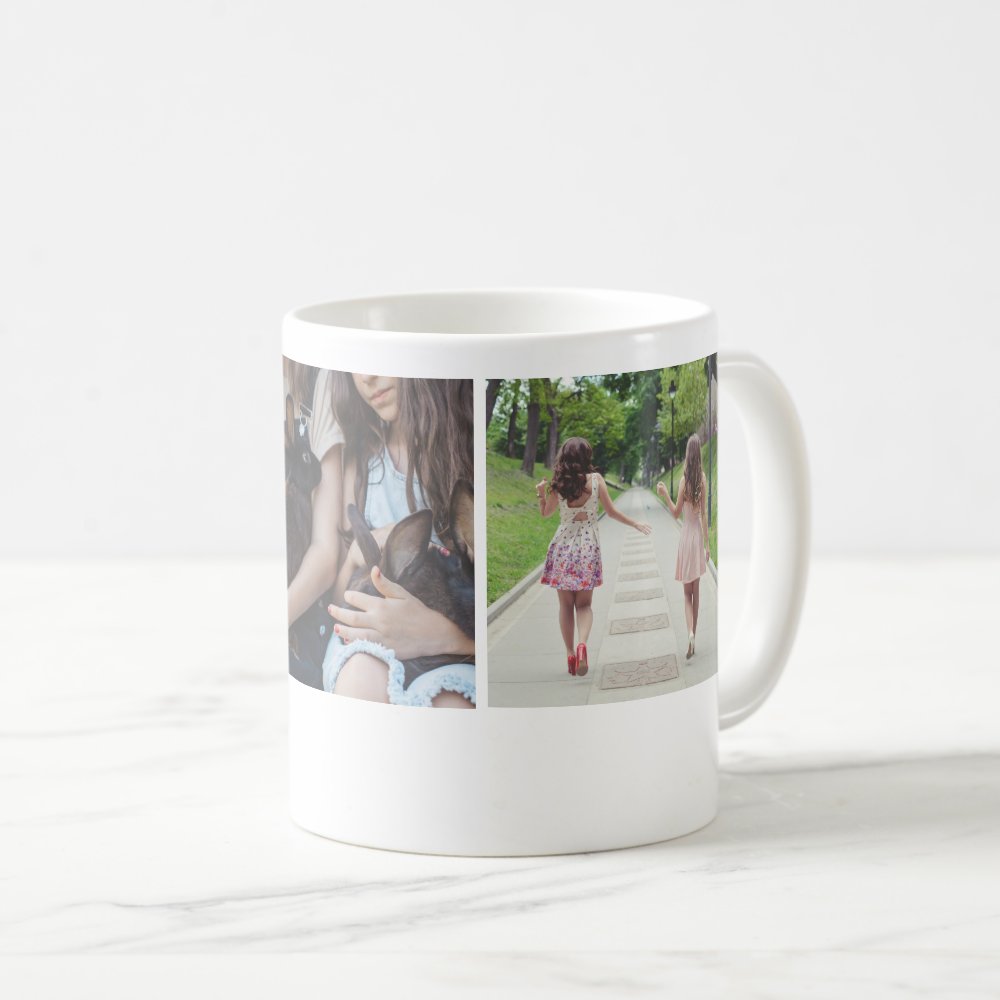 Best Sister Modern Minimal Custom Photo Coffee Mug