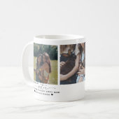 Best Sister | Modern Minimal 3 Photo Coffee Mug (Front Left)