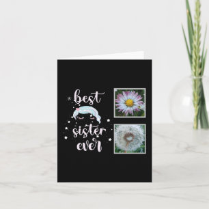 Best Sister Photo Template Card
