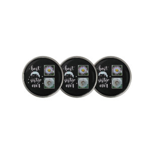 Best Sister Photo Template Golf Ball Marker
