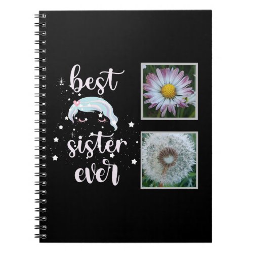 Best Sister Photo Template Notebook