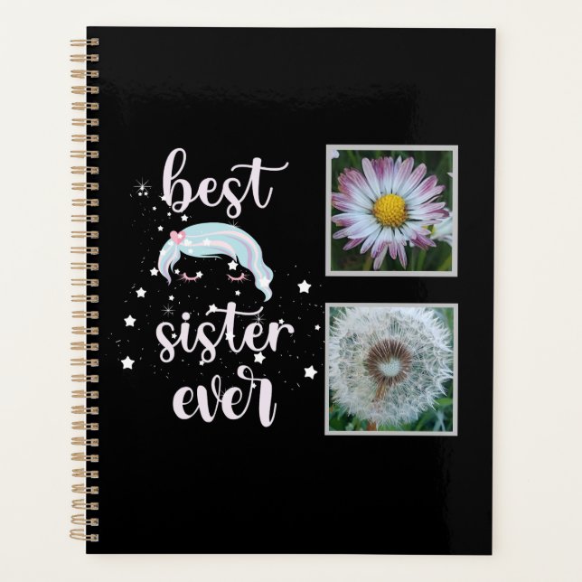 Best Sister Photo Template Planner (Front)