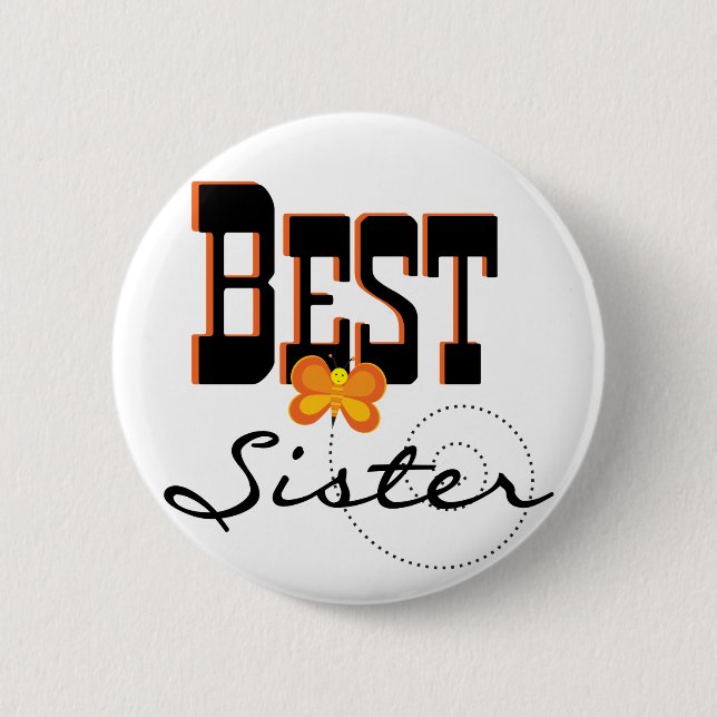 Best Sister T-shirts and Gifts Button (Front)