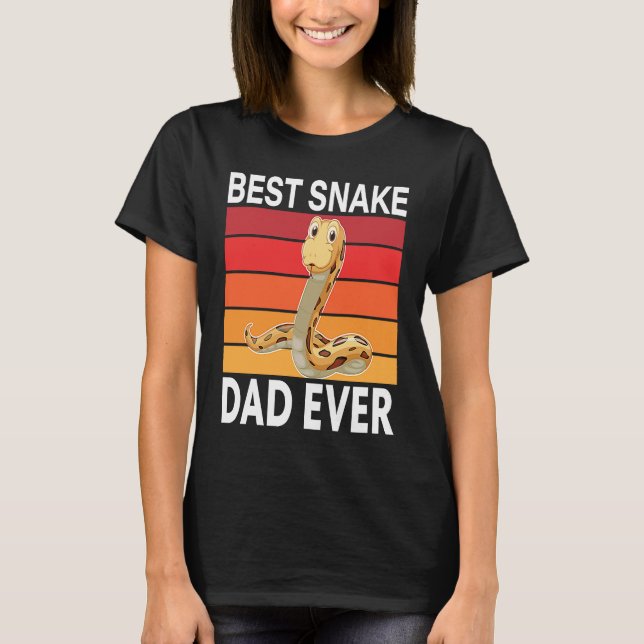 Best Snake Dad Ever I Snake T-Shirt (Front)