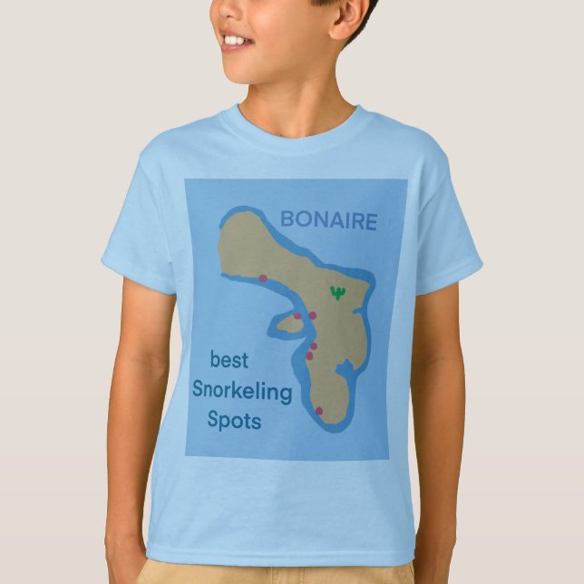 Best snorkeling and diving spots on bonaire T-Shirt (Front)