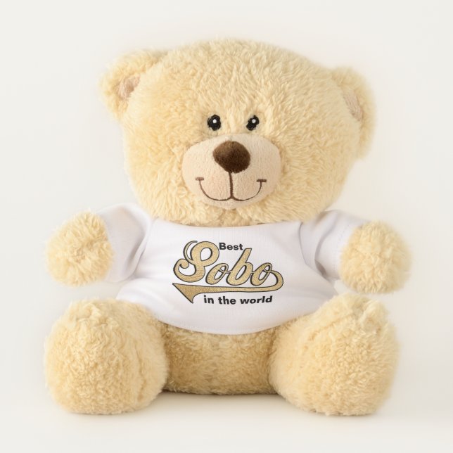 "Best Sobo Teddy" Sherman Teddy Bear (Front)