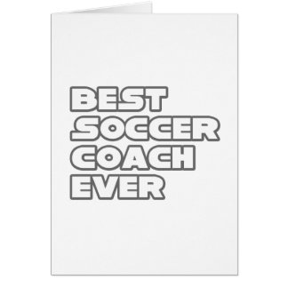 Best Soccer Coach Ever Cards