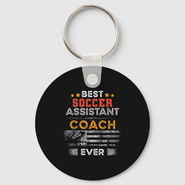 Best Soccer Istant Coach Ever _ Istant Coach  Keychain (Front)