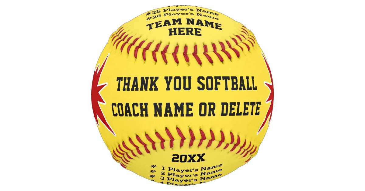 Best Softball Coach Gifts, Your Colors