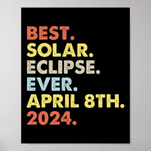 Best Solar Eclipse Ever April 8th 2024 Totality As Poster