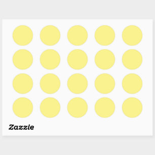 Best Solid Color And Texture Classic Round Sticker