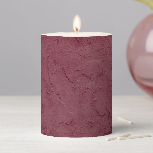 Best Solid Color And Texture Pillar Candles (In Situ)