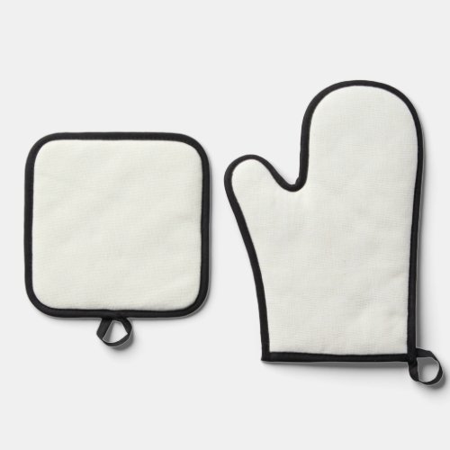 Best Solid Color Silver Quilted Heat Protection  Oven Mitt  Pot Holder Set