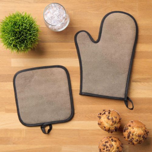 Best Solid Color Silver Quilted Heat Protection  Oven Mitt  Pot Holder Set