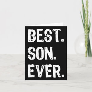 Best Son Ever Funny Family Cool  Card