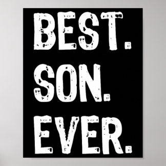 Best Son Ever Funny Family Cool  Poster